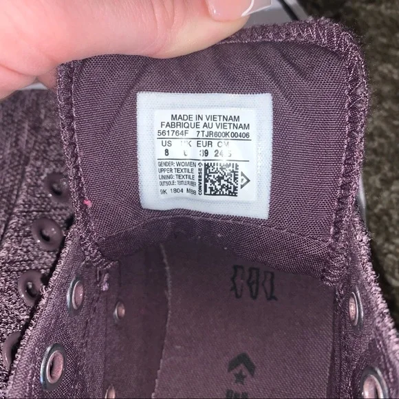 Purple Converse - Picture 3 of 4